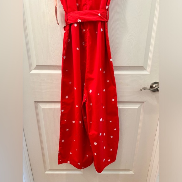 Ban.Do Red Daisy Wide Leg Jumpsuit - Picture 13 of 14